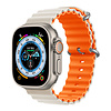 Devia Apple Watch 42/44/45/49mm Starlight+Naranja - Serie Deluxe Sport6 Silicona
