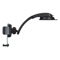 Easy Control Clamp 2-in-1 Car Holder Set Black