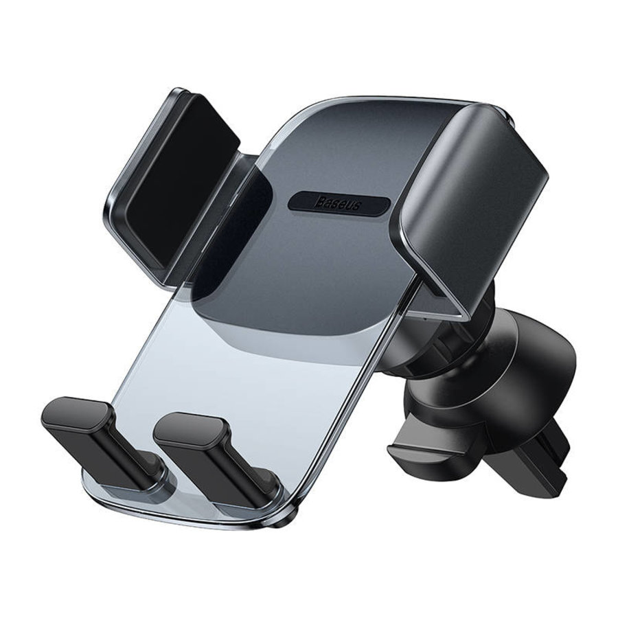 Easy Control Clamp 2-in-1 Car Holder Set Black