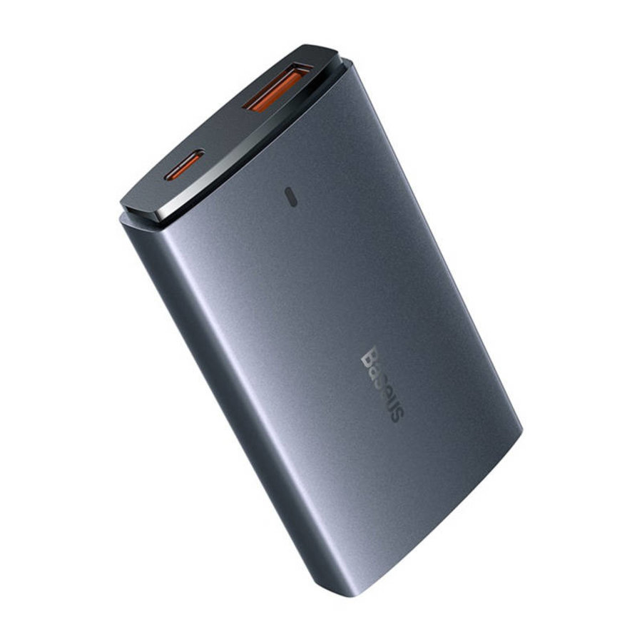 GaN5 Pro Ultra Slim 65W Dual USB + USB-C Kabel