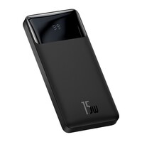 15W Power Bank 10,000 mAh Black