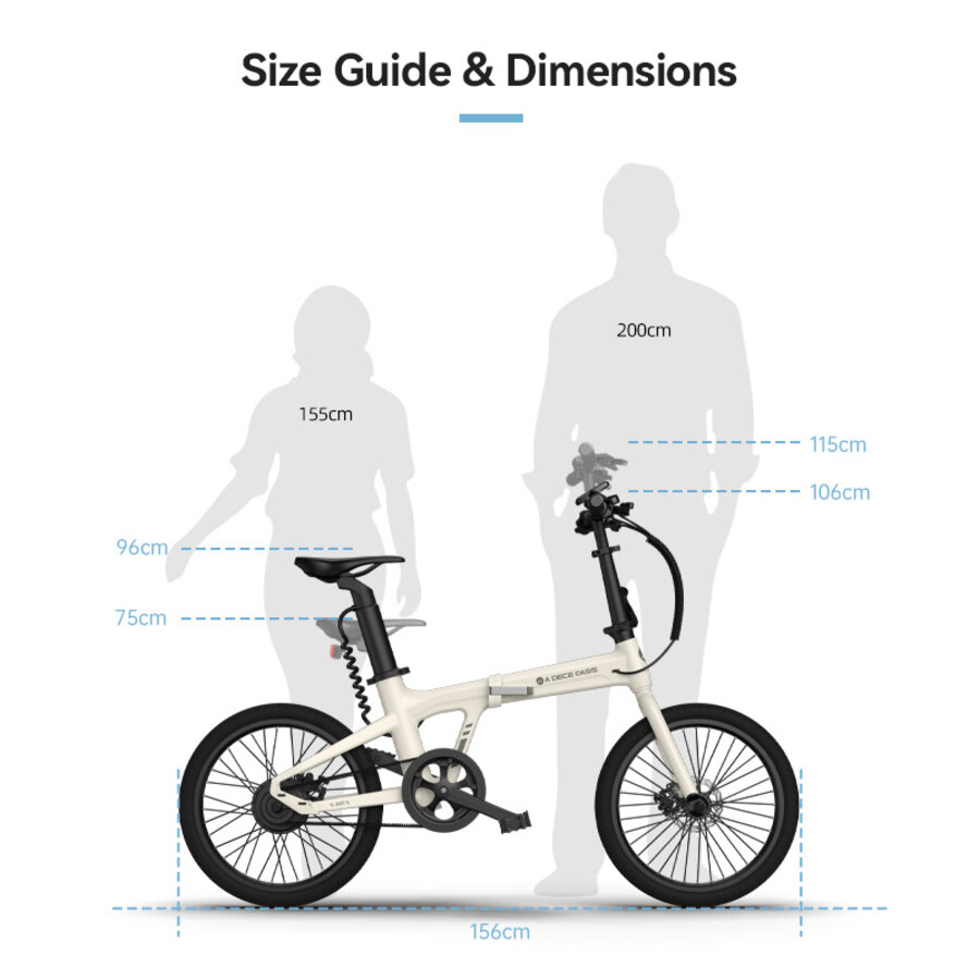 Vélo électrique A20 Air Bleu Pliable