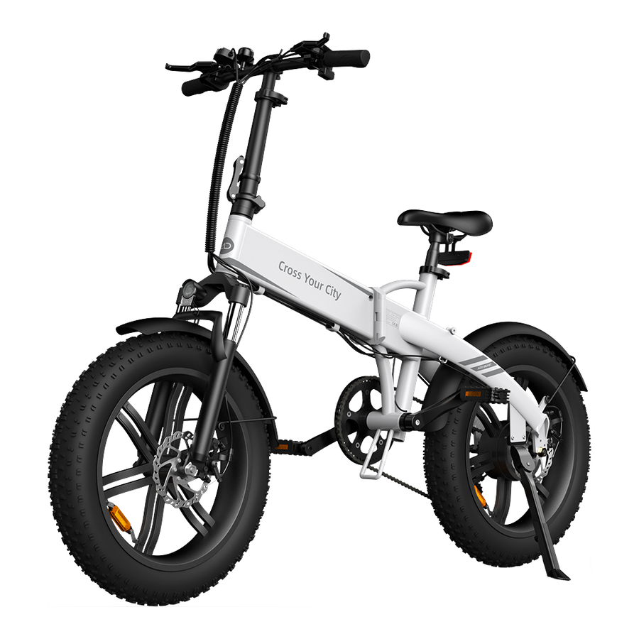 FatBike A20F Bestia Blanco Plegable