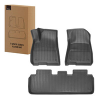 3-piece floor mat TPE for Tesla Model 3