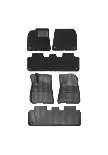  Baseus 6-piece floor mat TPE+Velour for Tesla Model 3 