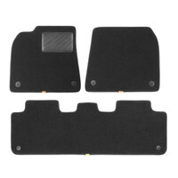 9-piece floor mat TPE+Velour for Tesla Model 3