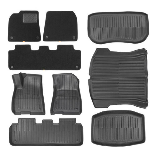  Baseus 9-piece floor mat TPE+Velour for Tesla Model 3 