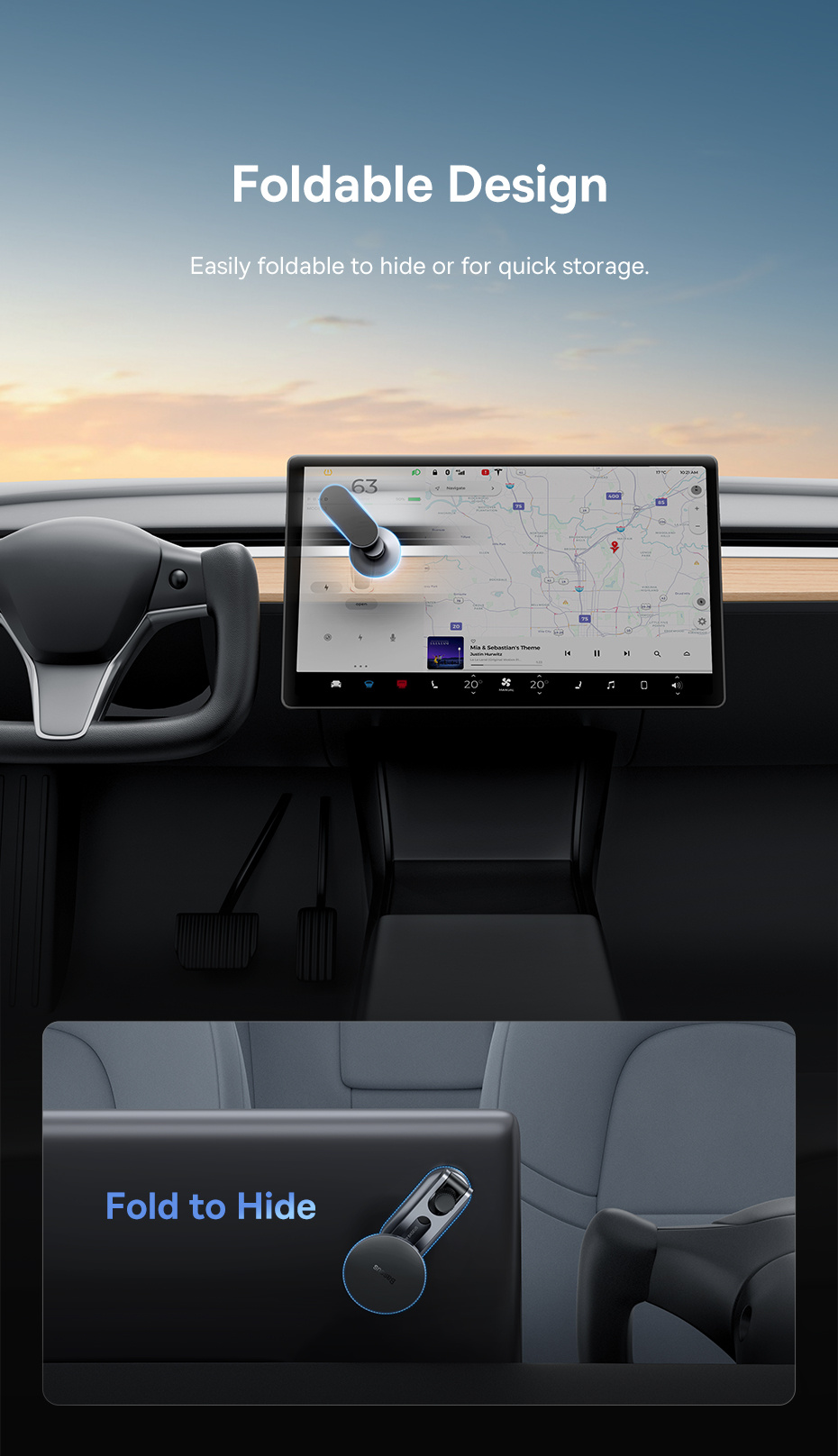 Car holder Tesla with Apple iPhone MagSafe Magnet  Wholesale - Colorfone -  International B2B Platform