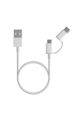  Xiaomi Cable Mi 2 en 1 USB-C de 100 cm 