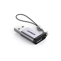 Adaptateur de type C vers USB 3.0 A avec cordon (gris sidéral)