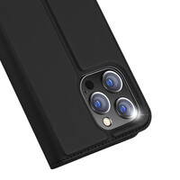 Custodia per libreria Skin Pro per iPhone 15 Pro nera