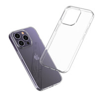 Funda Ultra Transparente de TPU para iPhone 15 Pro Max de 0,9 mm