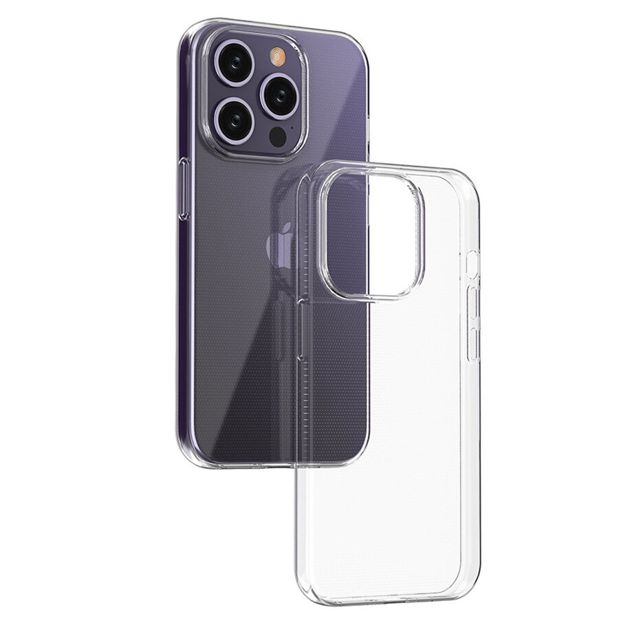 Cover in TPU ultra trasparente per iPhone 15 Pro Max 0,9 mm