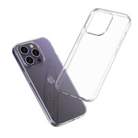 Ultraklare iPhone 15 Pro TPU-Abdeckung 0,9 mm
