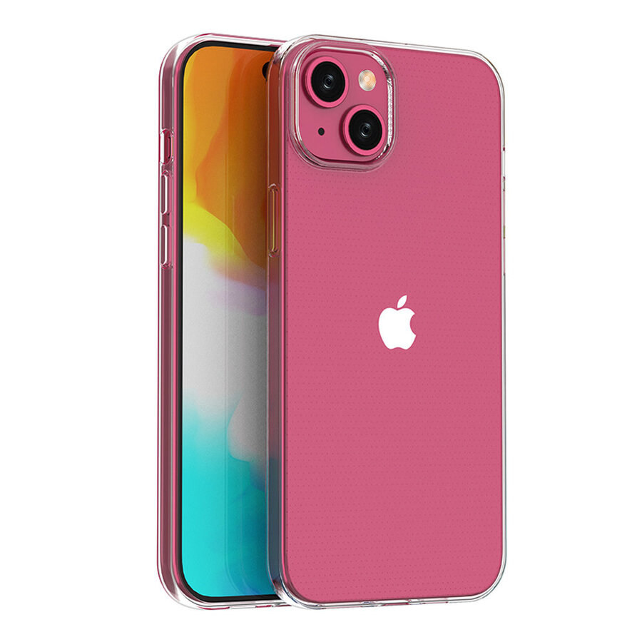 Funda de TPU ultratransparente para iPhone 15 de 0,9 mm