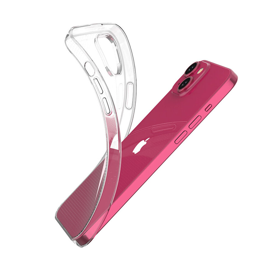 Coque TPU ultra transparente pour iPhone 15 0,9 mm