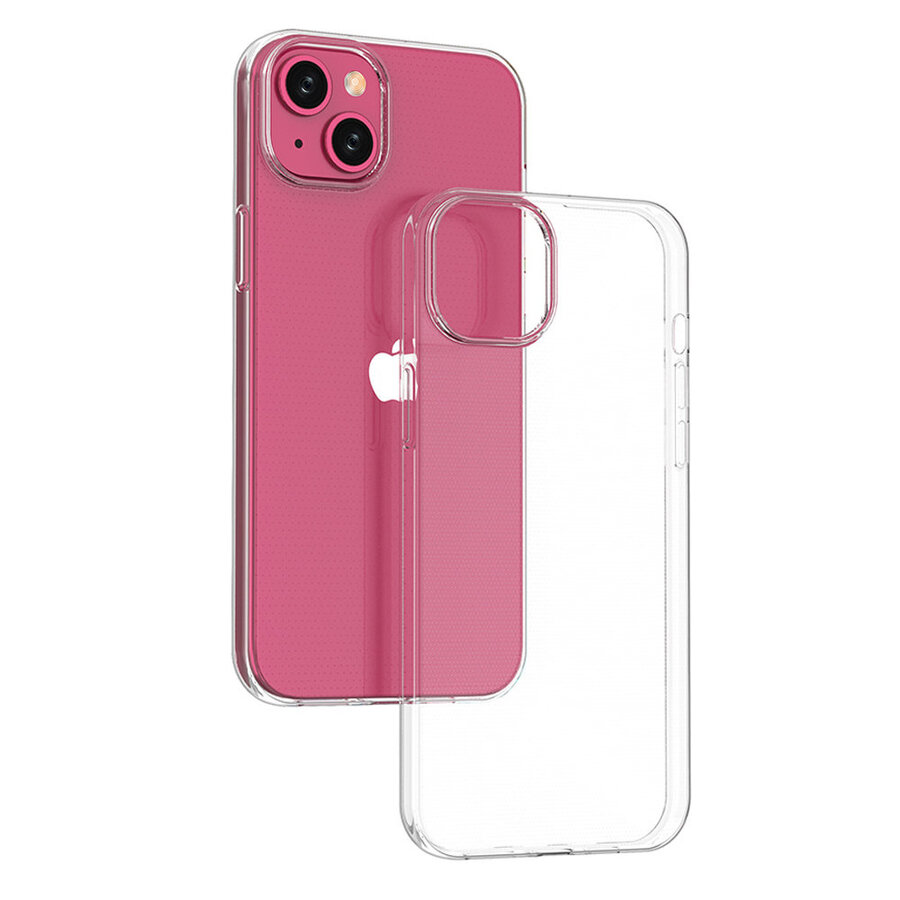 Coque TPU ultra transparente pour iPhone 15 Plus 0,9 mm