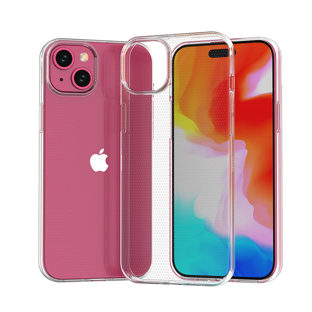 Carcasa transparente color iPhone 15 Plus