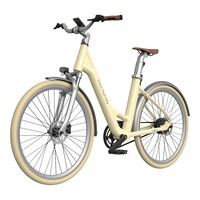Elektryczny rower miejski A28 Air żółty
