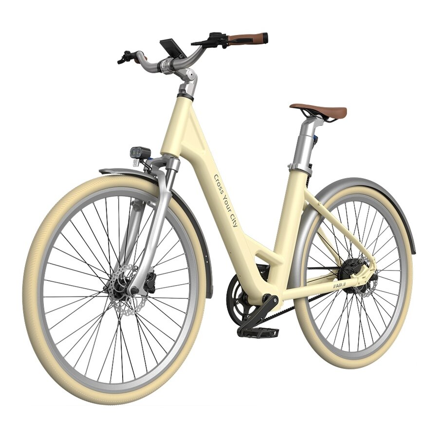 Elektryczny rower miejski A28 Air żółty