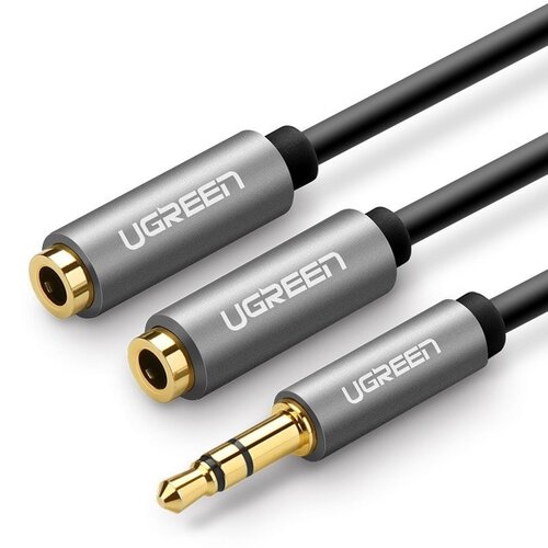 UGreen AUX audio splitter 3.5mm headphone jack 20cm 