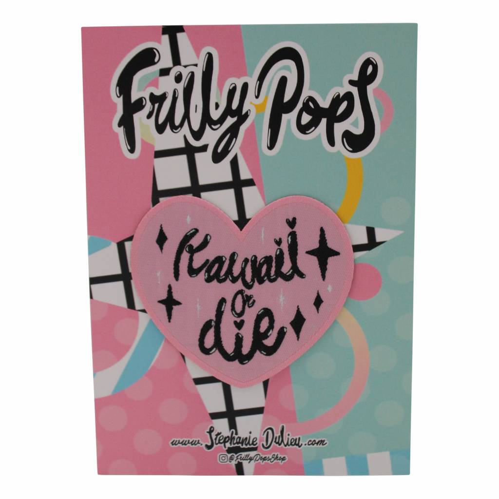 Frilly Pops Kawaii or die patch (strijken)