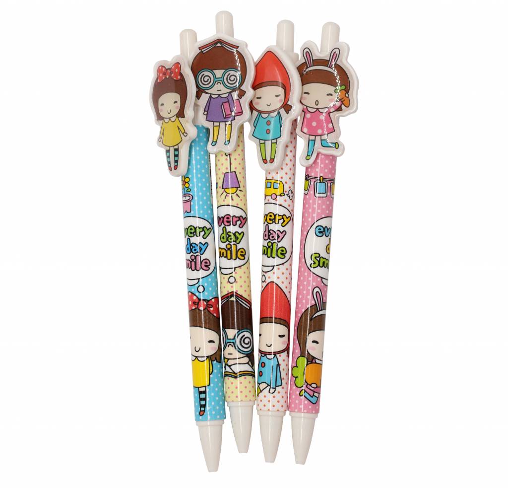 Balpen Schattige Meisjes huismerk kopen in de aanbieding