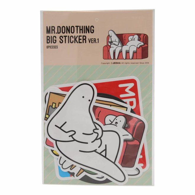 Grote stickers Mr.Donothing