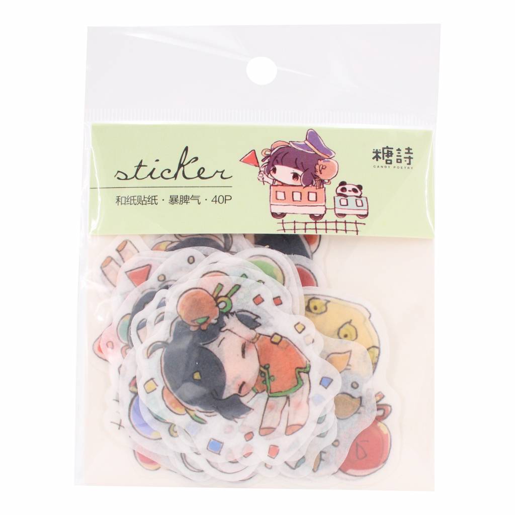 Kawaii Girls Stickers V1 huismerk kopen in de aanbieding