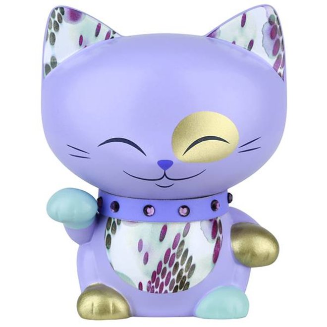 purple lucky cat
