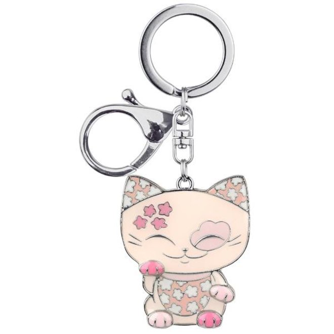 Mani the Lucky Cat (Maneki Neko) - Key Chain