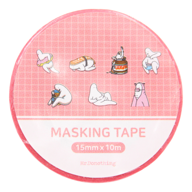 Mr.Donothing Masking / washi tape - Pink