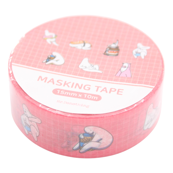 Mr.Donothing Masking / washi tape - Pink