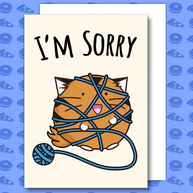 Fuzzballs post card - I'm sorry
