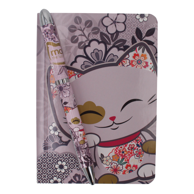 Mani the Lucky Cat  - Notebook small (various)