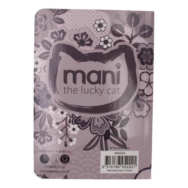 Mani the Lucky Cat  - Notebook small (various)