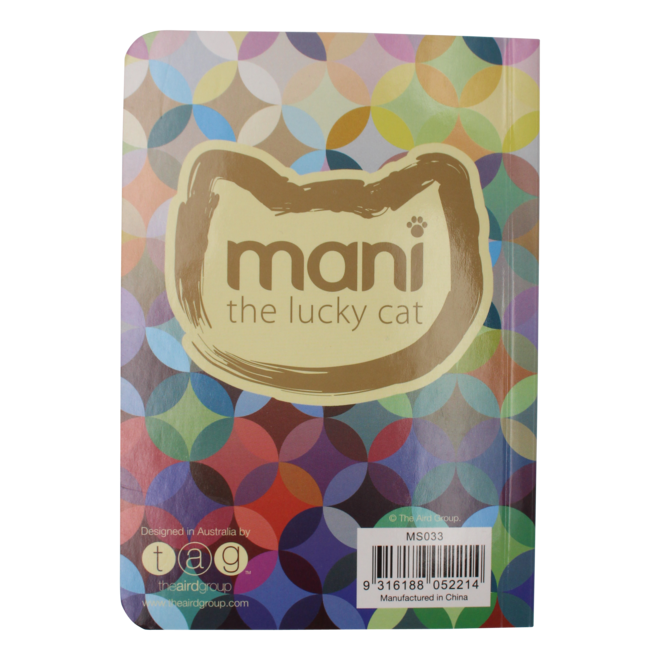 Mani the Lucky Cat  - Notebook small (various)