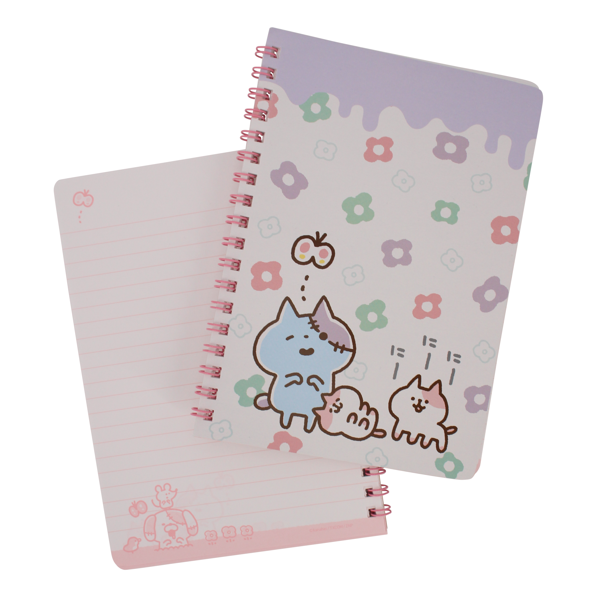 Zombie Cat Notebook - Flowers