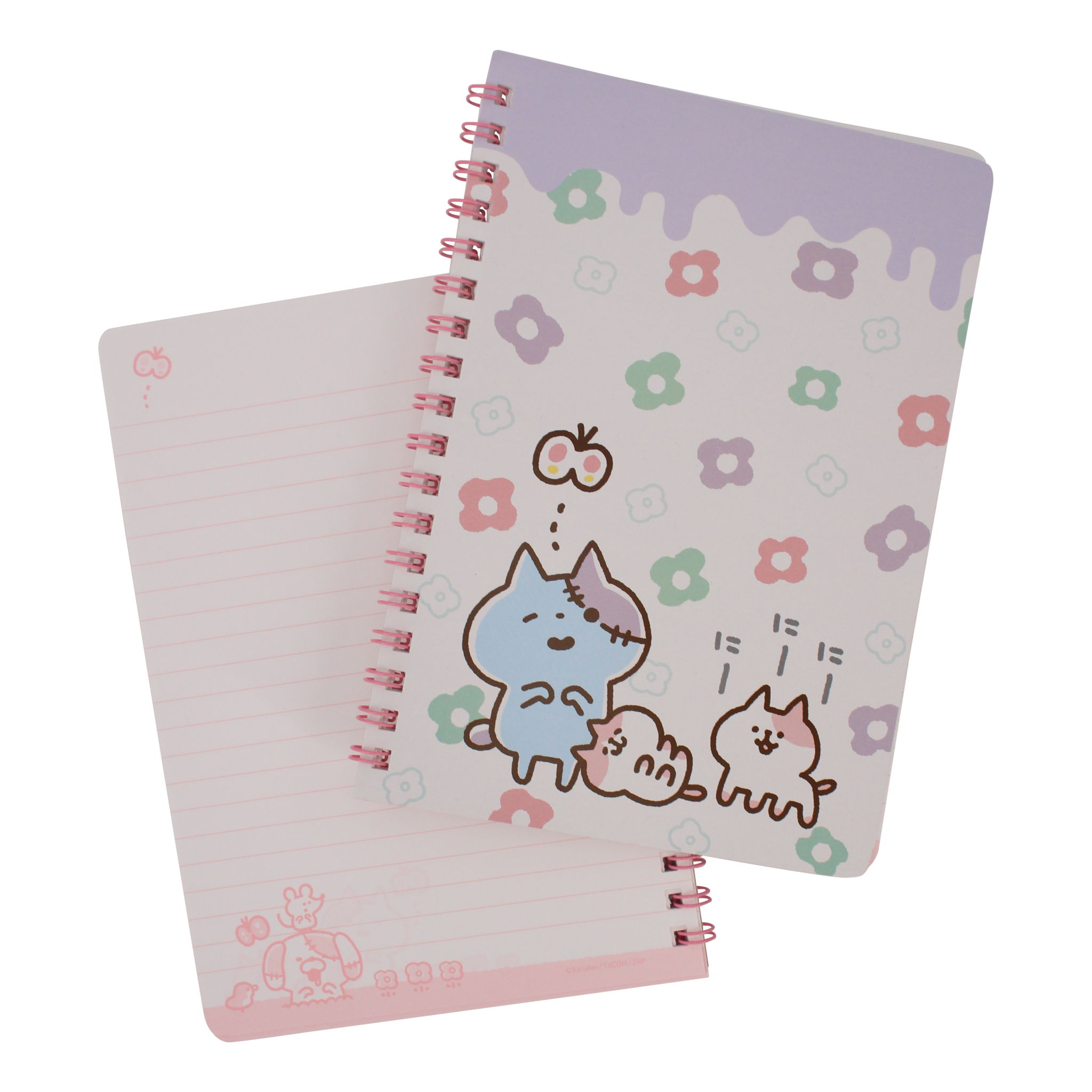 Zombie Cat Notebook - Flowers