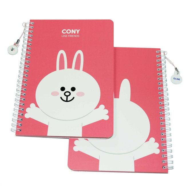 Line Friends notebook ring binder Cony