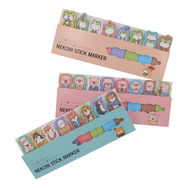 Cute animal sticky notes B