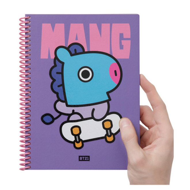 BT21 Heart A5 Spring Notebook - MANG
