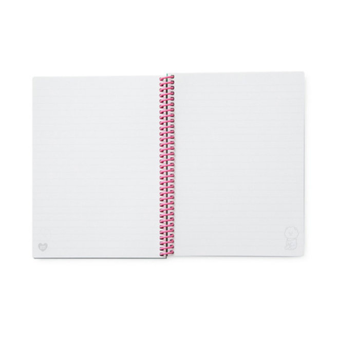 BT21 Heart A5 Spring Notebook - RJ