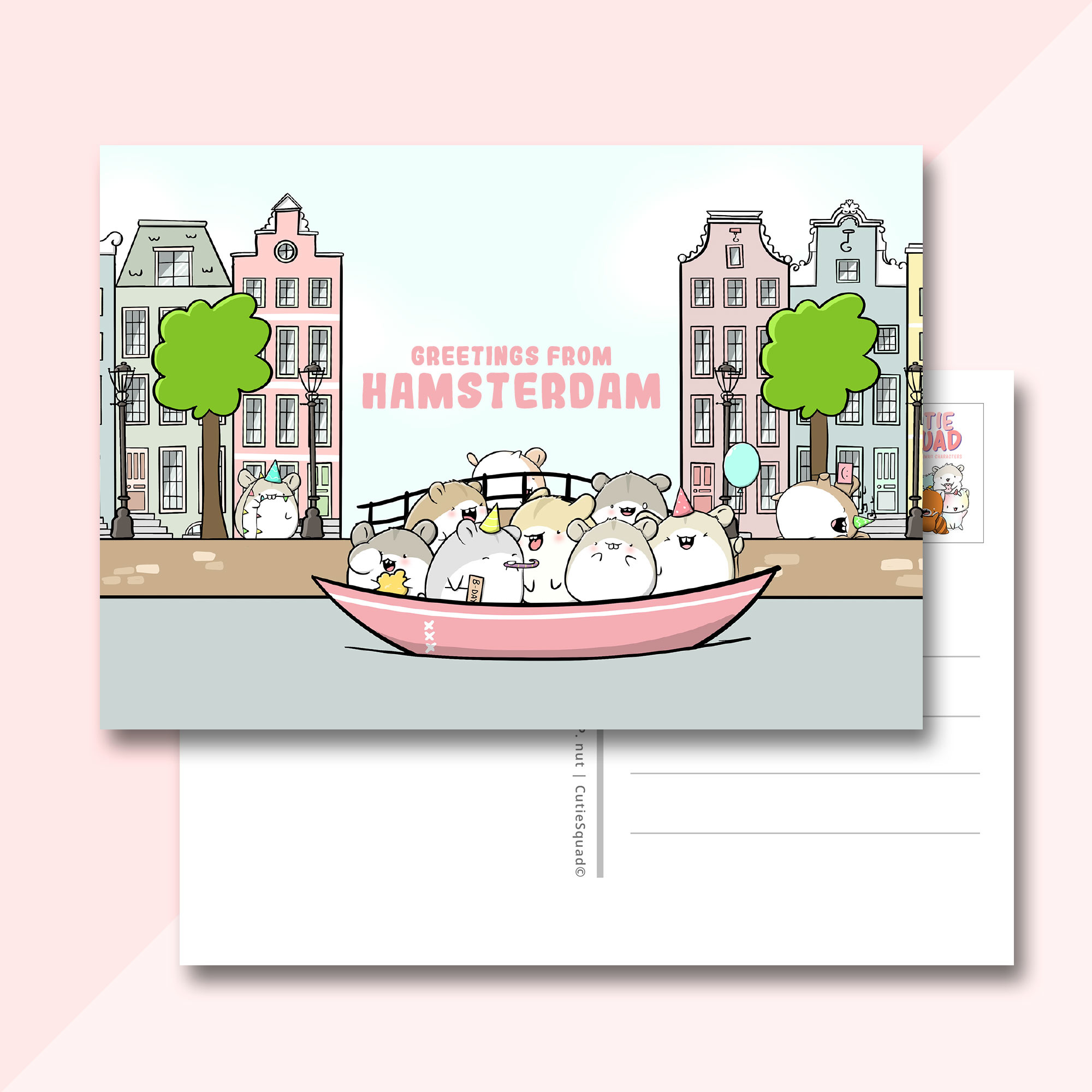 CutieSquad Ansichtkaart - Hamsterdam (LIMITED!)