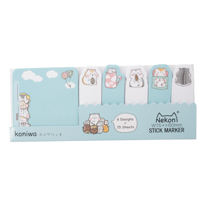 Cute animal sticky notes C