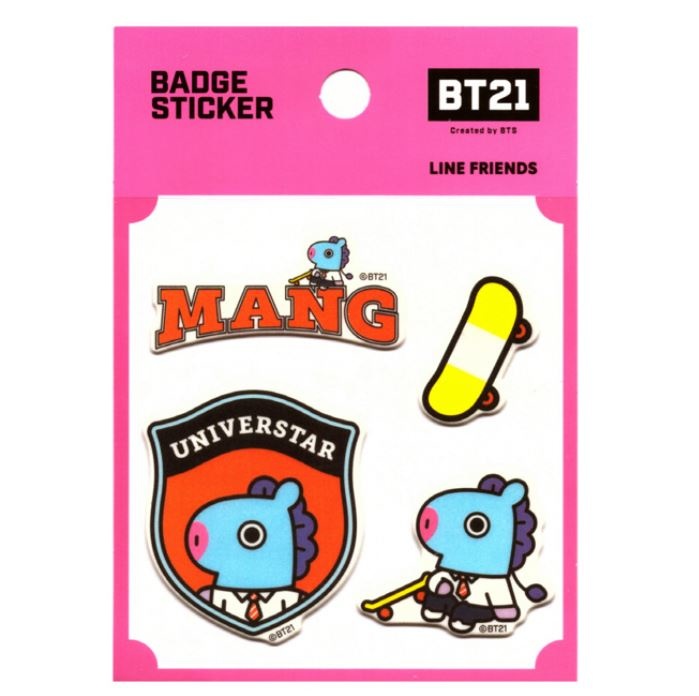 BT21 BT21 Badge Sticker MANG