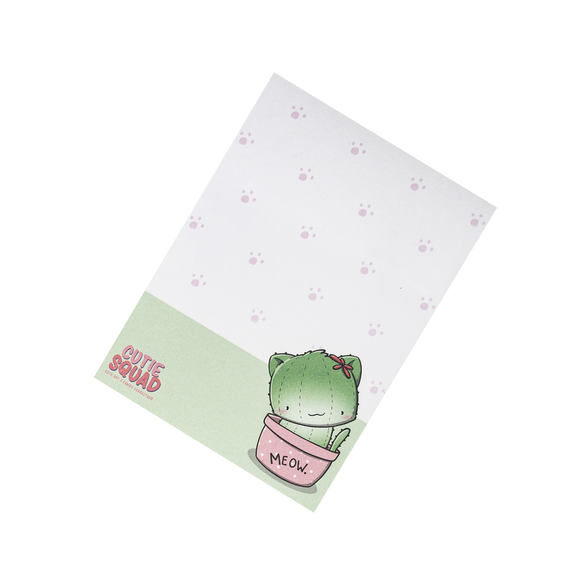 CutieSquad Sticky Notes - Cactus Cats Plant
