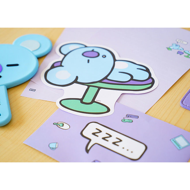 BT21 Briefpapier set met enveloppen en stickers - SHOOKY