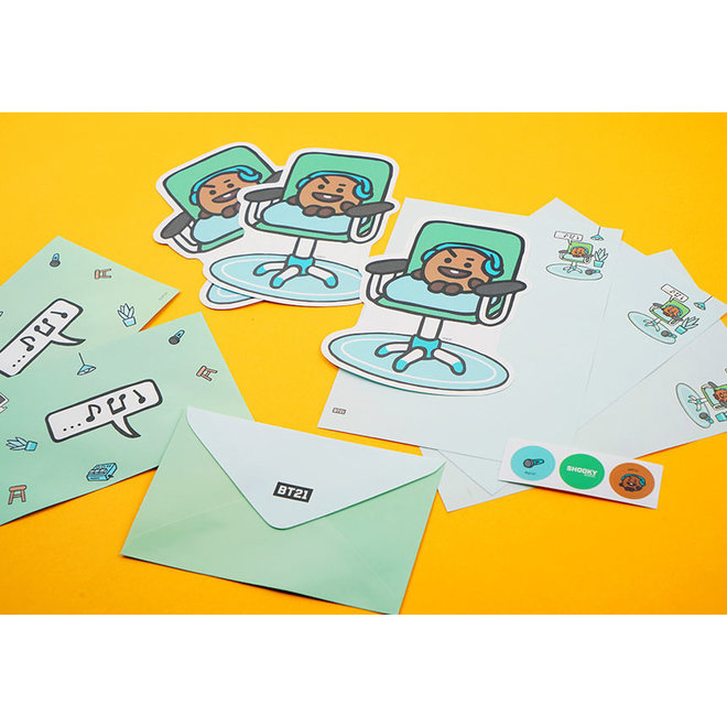 BT21 Letter Set including envelopes and stickers  - SHOOKY