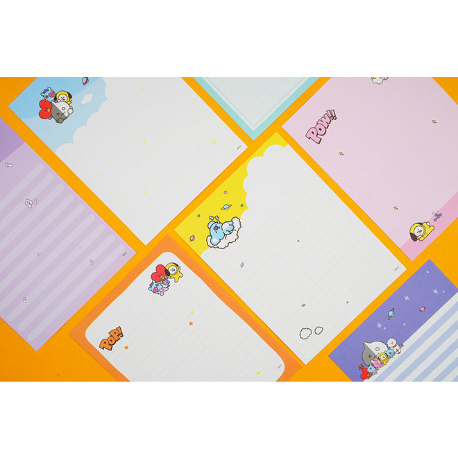 BT21 Briefpapier set B - RJ